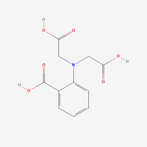 (2-Carboxyphenyl)iminodiacetic acid 化学構造