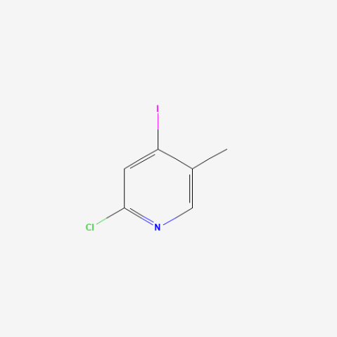 2-Chloro-4-iodo-5-methylpyridine التركيب الكيميائي