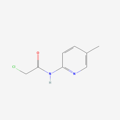 2-Chloro-N-(5-methyl-2-pyridinyl)acetamide التركيب الكيميائي