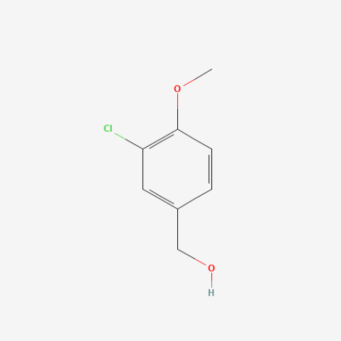 3-Chloro-4-methoxybenzyl alcohol Chemische Struktur