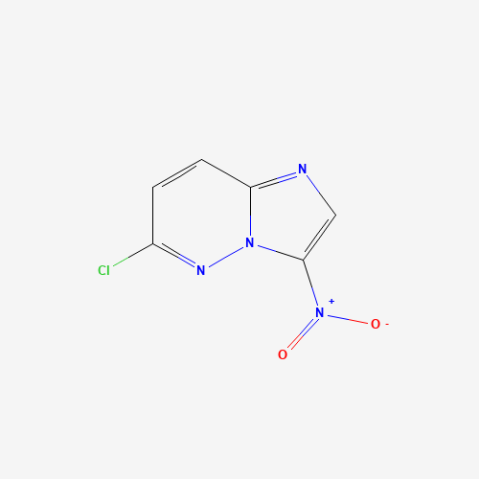 6-Chloro-3-nitro-imidazo[1,2-b]pyridazine Chemical Structure