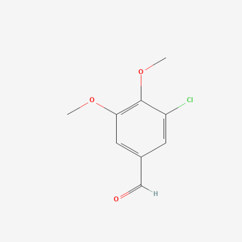 3-Chloro-4,5-dimethoxybenzaldehyde Chemische Struktur