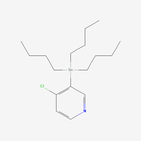 4-Chloro-3-(tributylstannyl)pyridine التركيب الكيميائي