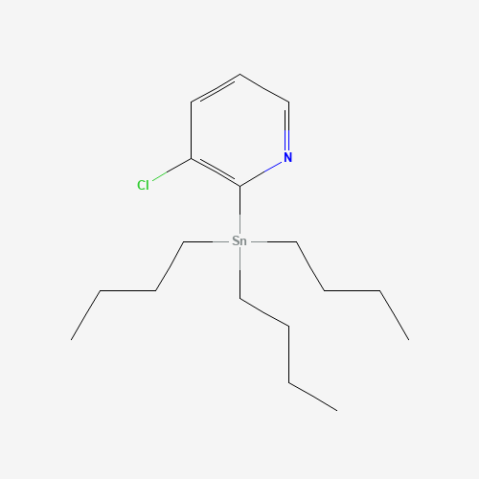 3-Chloro-2-(tributylstannyl)pyridine Chemical Structure