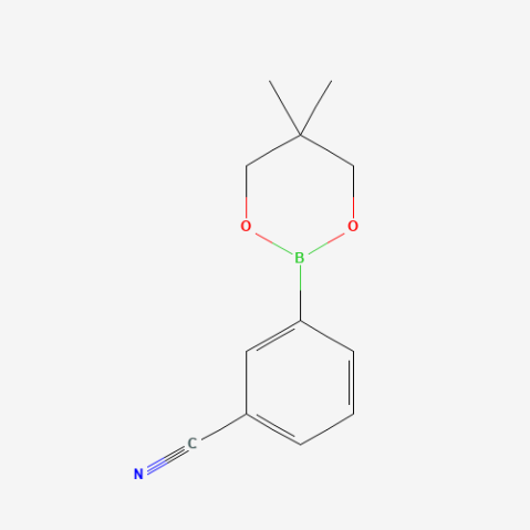 (3-Cyanophenyl)boronic acid, neopentyl glycol ester Chemical Structure