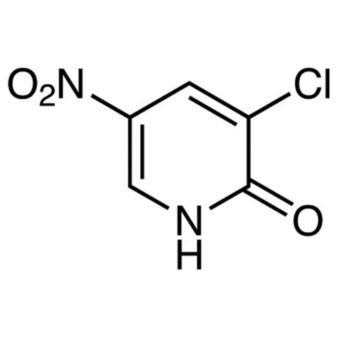 3-Chloro-2-hydroxy-5-nitropyridine التركيب الكيميائي