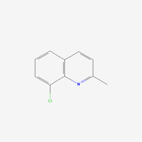 8-Chloro-2-methylquinoline Chemical Structure