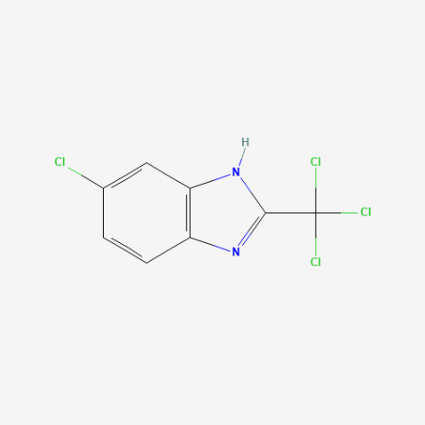 5-Chloro-2-(trichloromethyl)benzimidazole التركيب الكيميائي