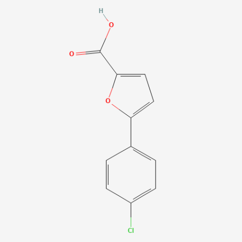 5-(4-Chlorophenyl)-2-furoic acid Chemische Struktur