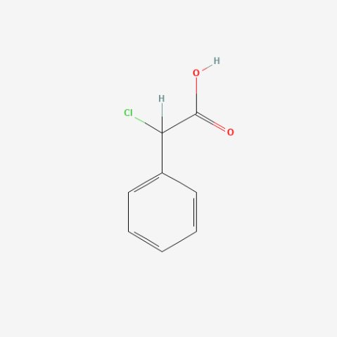 α-Chlorophenylacetic acid 化学構造