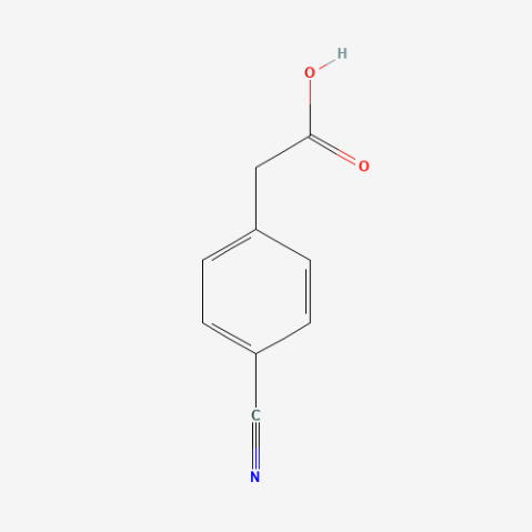 4-Cyanophenylacetic acid Chemical Structure