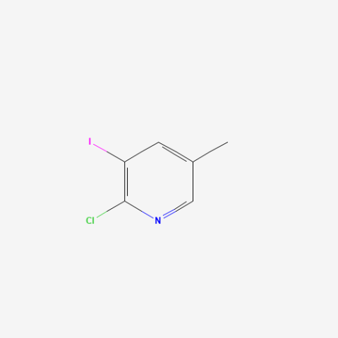 2-Chloro-3-iodo-5-methylpyridine التركيب الكيميائي