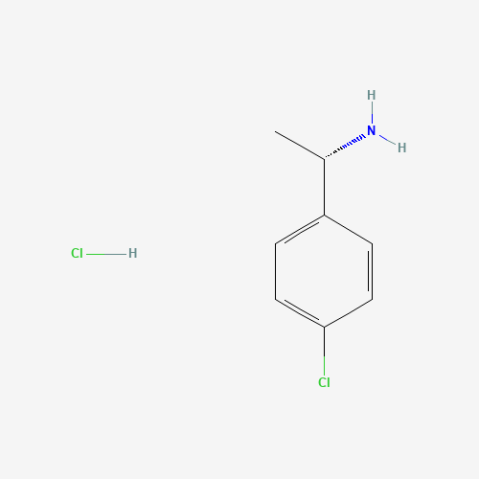 (S)-1-(4-Chlorophenyl)ethylamine hydrochloride Chemical Structure