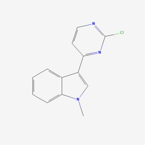 3-(2-chloropyrimidin-4-yl)-1-methyl-1H-indole Chemical Structure