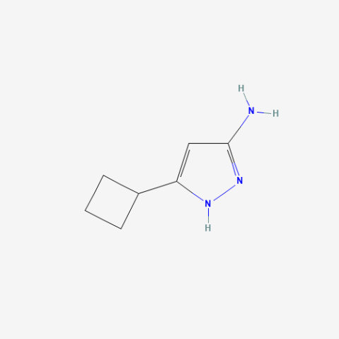 3-cyclobutyl-1H-pyrazol-5-amine Chemical Structure