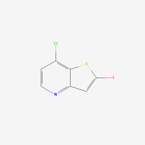 7-chloro-2-iodothieno[3,2-b]pyridine Chemical Structure