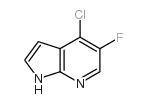 4-chloro-5-fluoro-1H-pyrrolo[2,3-b]pyridine Chemische Struktur