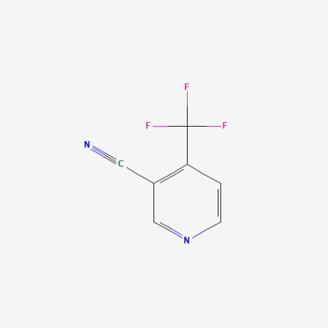 3-Cyano-4-(trifluoromethyl)pyridine التركيب الكيميائي