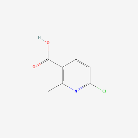 6-Chloro-2-methylpyridine-3-carboxylic acid Chemical Structure