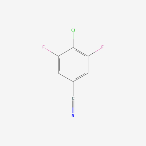 3,5-Difluoro-4-chlorobenzonitrile Chemical Structure