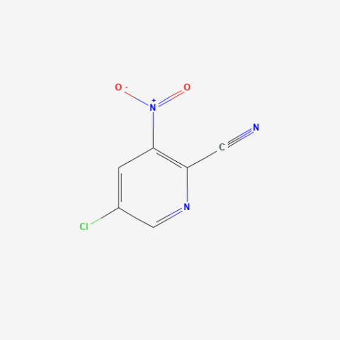 5-Chloro-3-nitropyridine-2-carbonitrile Chemical Structure