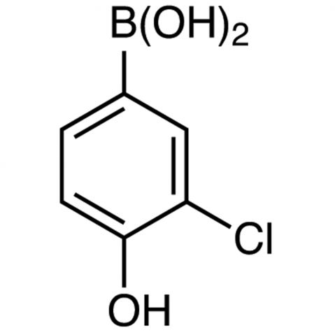 3-Chloro-4-hydroxyphenylboronic Acid (contains varying amounts of Anhydride) Chemical Structure