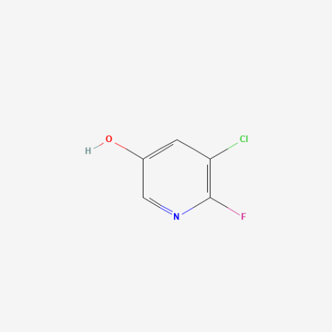 3-Chloro-2-fluoro-5-hydroxypyridine Chemical Structure