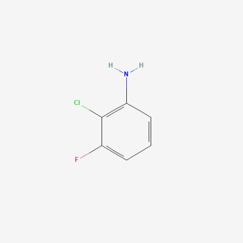 2-Chloro-3-fluoroaniline 化学構造