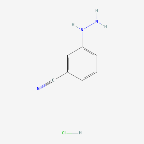 3-Cyanophenylhydrazine, HCl Chemical Structure