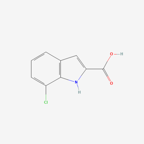 7-Chloro-1H-indole-2-carboxylic acid Chemical Structure