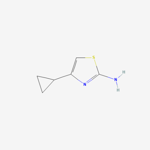 4-Cyclopropyl-2-thiazolamine Chemical Structure