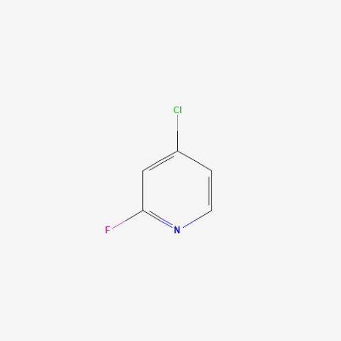 4-Chloro-2-fluoropyridine Chemische Struktur