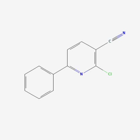 2-Chloro-6-phenylnicotinonitrile Chemical Structure