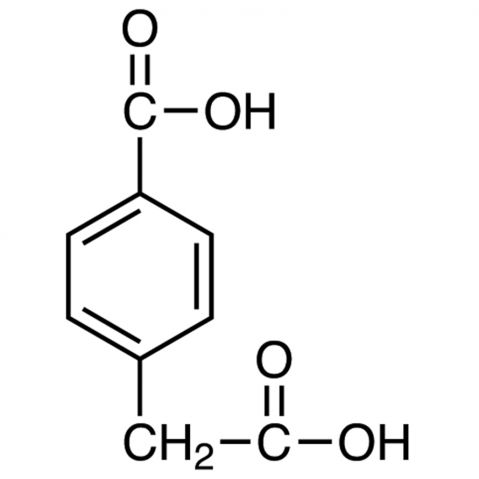 4-Carboxyphenylacetic acid Chemical Structure