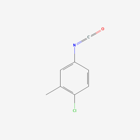 4-Chloro-3-methylphenyl isocyanate Chemische Struktur