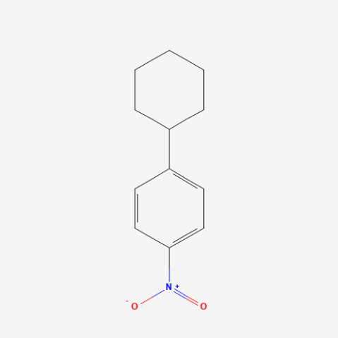 4-Cyclohexyl-1-nitrobenzene Chemische Struktur