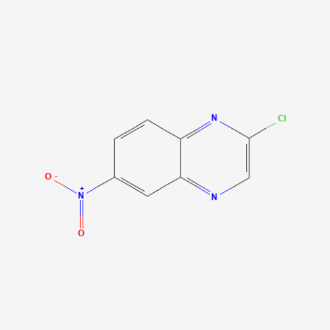 2-Chloro-6-nitroquinoxaline التركيب الكيميائي