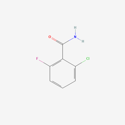 2-Chloro-6-fluorobenzamide 化学構造