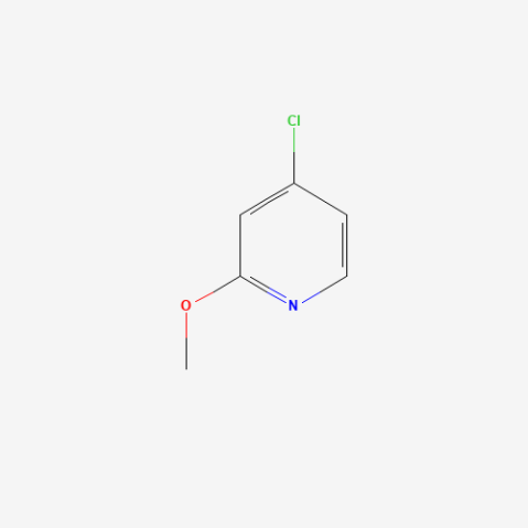 4-Chloro-2-methoxypyridine Chemische Struktur