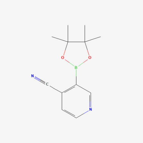 4-Cyanopyridine-3-boronic acid pinacol ester Chemische Struktur