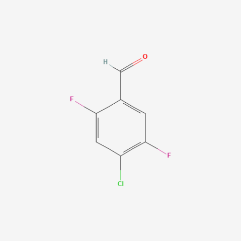 4-Chloro-2,5-difluorobenzaldehyde Chemical Structure