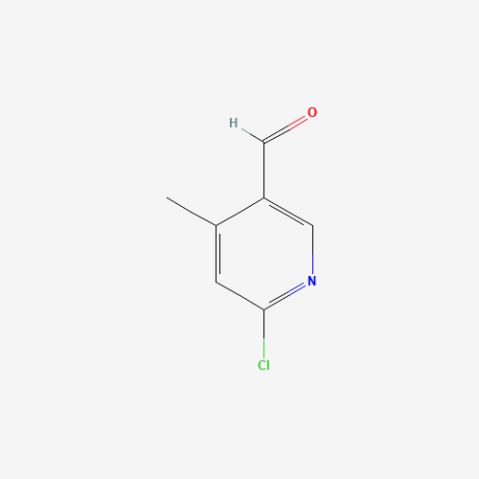 2-Chloro-5-formyl-4-picoline 化学構造