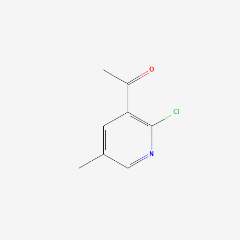 1-(2-Chloro-5-methylpyridin-3-yl)ethanone Chemical Structure