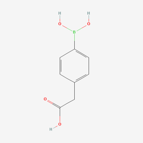 4-Carboxy methylphenylboronic acid（contains varying amounts of Anhydride) Chemische Struktur