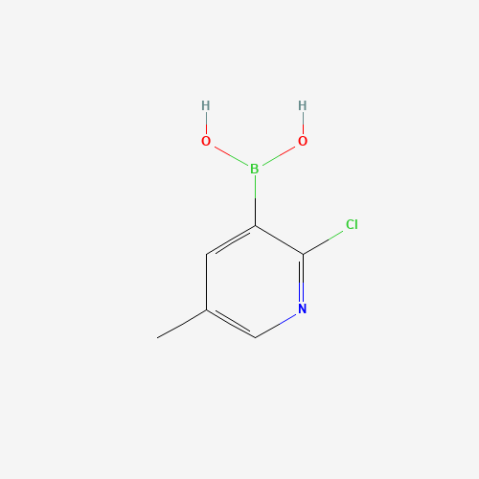 2-Chloro-5-methylpyridine-3-boronic acid (contains varying amounts of Anhydride) Chemical Structure