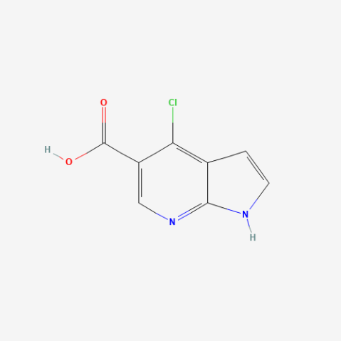 4-Chloro-1H-pyrrolo[2,3-b]pyridine-5-carboxylic acid Chemical Structure