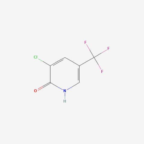 3-Chloro-2-hydroxy-5-(trifluoromethyl)pyridine التركيب الكيميائي