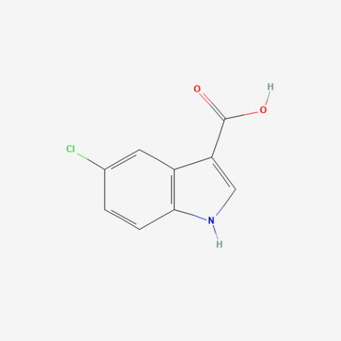 5-Chloro-1H-indole-3-carboxylic acid Chemical Structure