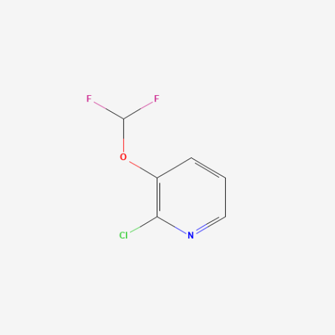 2-Chloro-3-(difluoromethoxy)pyridine Chemical Structure