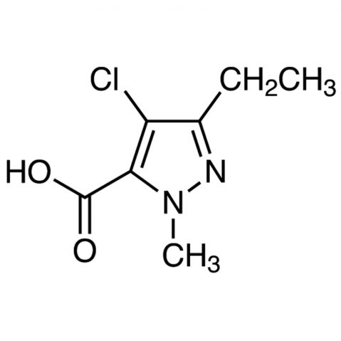 4-Chloro-3-ethyl-1-methyl-1H-pyrazole-5-carboxylic acid Chemical Structure